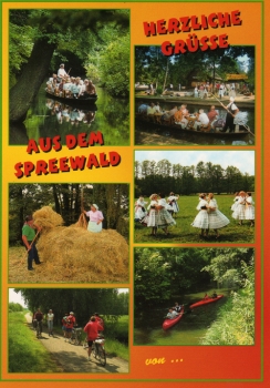 Postkarte Herzliche Grüße aus dem Spreewald C30