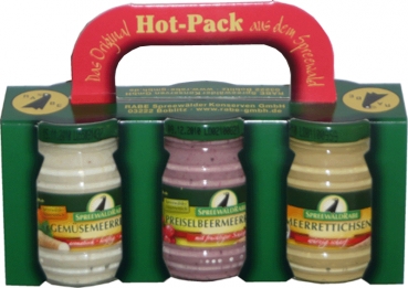 Das Original Meerrettich HOT-PACK III aus dem Spreewald