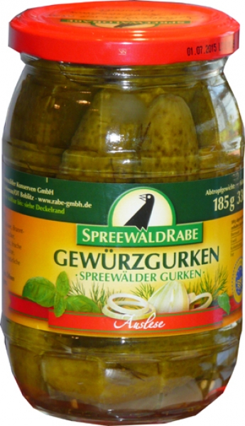 RABE Spreewälder Gewüzgurken 370 ml.