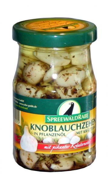 RABE Spreewälder Knoblauchzehen Mit Kräutern  212 ml