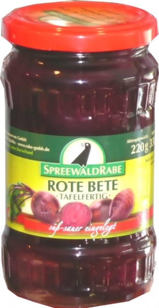 RABE Rote-Bete Tafelfertig 370 ml