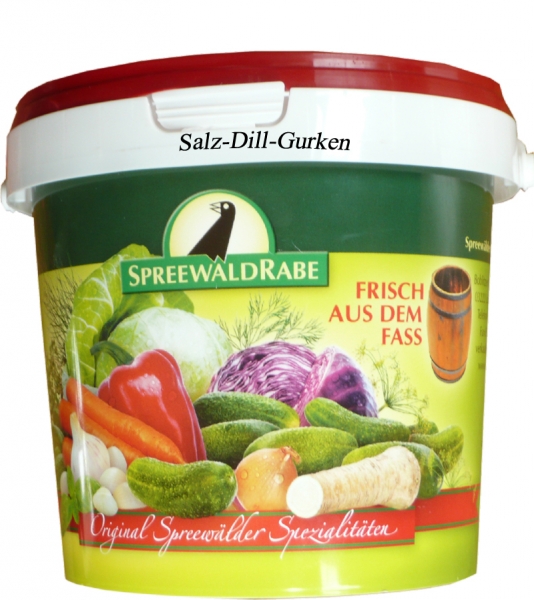 RABE Spreewälder Salz-Dill-Gurken Frisch vom Fass