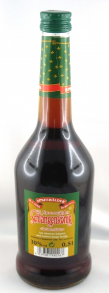 Kräuterlikör Spreewälder Schlangenkönig  von Jank's  Mosterei  0,5 l